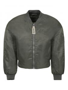 Calvin Klein Kids бомбер с логотипом, зеленый