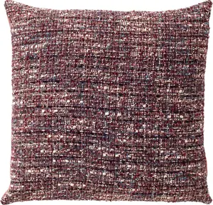 Декоративная подушка Шанталь 45х45 см, розовая. Изготовлена из разных тканей. Dutch Decor
