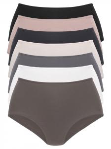 Vivance Трусы с высокой талией коричневого, белого, серого, пудрового, черного и розового цветов
