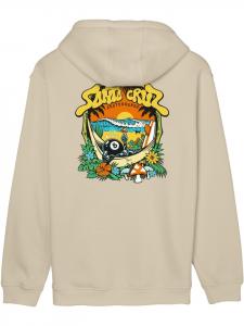 Толстовка с капюшоном Winkowski 8Baller Trip Hood коричневого цвета Santa Cruz