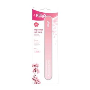 Пилочка для прямых ногтей 180/240, Розовый Inter-Vion, KillyS Japan Nail Care