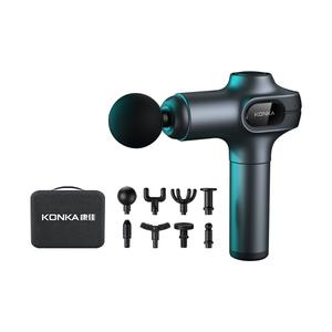 Массажный пистолет Fascia Gun для расслабления мышц V6 KONKA, черный
