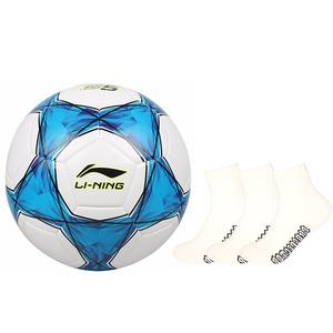 LINING Размер 5 мяч для футбола TPU бесшовный термосварка унисекс синий белый