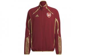 Куртка мужская бордовая Adidas, темно-красный