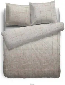 Постельное белье фланель HnL Noor Taupe 135x200 см + 80x80 см