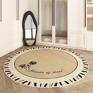 Budis Ковер 200 см для гостиной/спальни в винтажном стиле, высококачественный вельвет, модель Xinzhu Rose O9