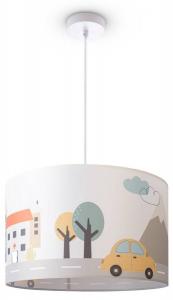 Подвесной светильник Paco Home Hugo Pd1 Cap 318, белый - желтый - алюминий - 46 x 27 x 46 см