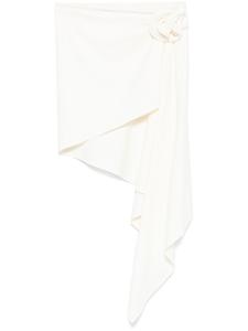Magda Butrym мини-юбка асимметричного кроя, белый