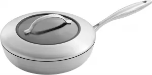Сковорода с крышкой Scanpan CTX, 26 см, серебряный