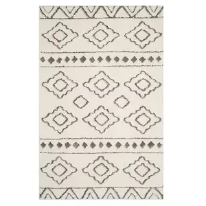 Ковер Аманда Спарта шевелюра 2.3x8 цвета слоновой кости Safavieh, 122x183 см