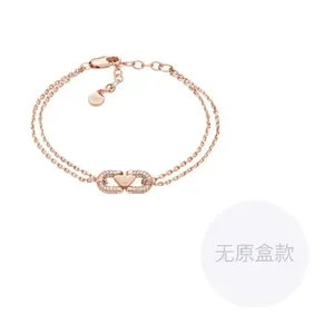 Emporio Armani Браслет из нержавеющей стали, женские, золотой