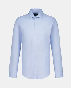 Суперэластичная структурированная мужская рубашка Easy Wear, цвет 400 Azul