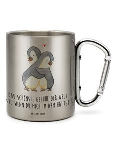 Кружка с изображением пингвина и надписью в серебре Mr. & Mrs. Panda