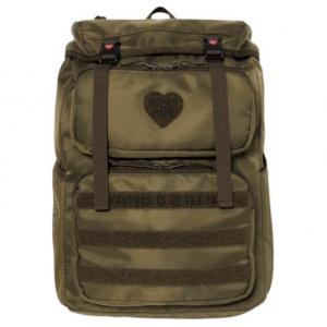 Нейлоновый рюкзак обычный унисекс оливково-зеленый HUMAN MADE