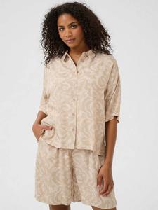 Футболка KAbarton с коротким рукавом и абстрактным принтом KAFFE, Grey/Multi