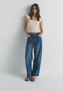 Комплект из 3 футболок стандартного кроя с квадратным вырезом и принтом. The Set, Chocolate Brown Pink White