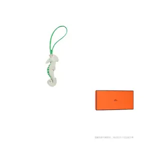 HERMES Овчинный брелок унисекс Bubble Green, Bubble Green