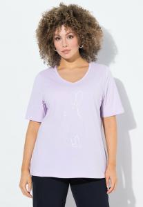 Футболка с принтом SINGLE LINE ANIMAL SHORT SLEEVE GRAPHIC Ulla Popken, светло-голубой