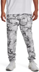 Мужские эластичные тканые зауженные спортивные брюки Under Armour, Halo Gray-Black