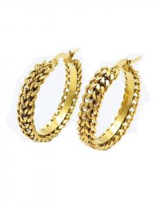 Bungsa Золотые серьги-кольца