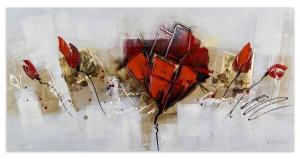 Картина KUNSTLOFT handgemalt Repertoire der Künste, красный