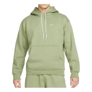 Толстовка Nike Solo Swoosh Fleece Hoodie 'Green', зеленый