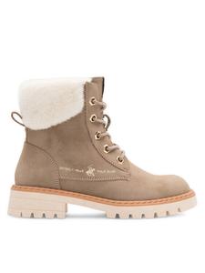 Ботильоны на шнуровке Beverly Hills Polo Club, бежевый