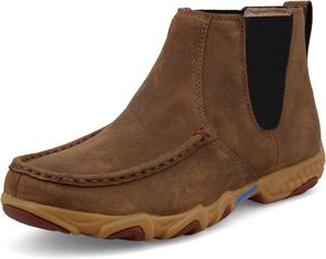 Ботинки Twisted X Men's Work Chukka Driving Moc, с мягким и стальным носком, Peanut