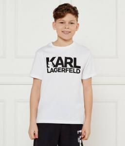 Футболки Regular fit Karl Lagerfeld Kids, белый