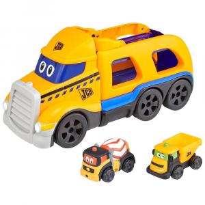 HTI TOYS, мой первый строительный транспортер JCB Teamsterz