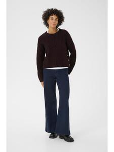 PART TWO Вязаный свитер SindyPW Easy Fit цвета ганаша