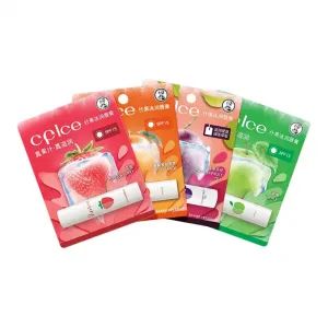 Бальзам для губ со вкусом фруктового льда успокаивающий подтягивающий Lemon 3,5 г + Strawberry 3,5 г + Apple 3,5 г Mentholatum