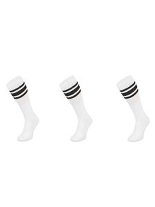 Носки COFI 1453 Basketsocken Schwarz gestreift OneSize Weiß, белый