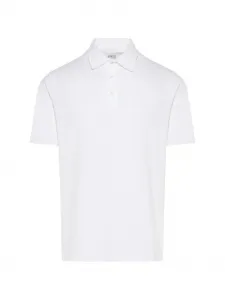 Северная рубашка-поло с короткими рукавами на пуговицах Fedeli, белый
