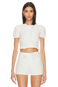 Эллисон топ For Love & Lemons, белый