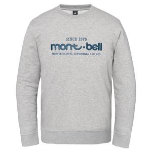 Толстовка SS25 унисекс Montbell, светлый серый/lgy