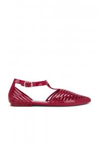 Скрипучие балетки Jeffrey Campbell, red cherry