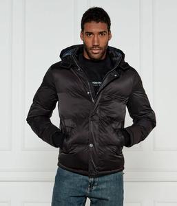 Куртка мужская Guess Jeans теплая с капюшоном, черный