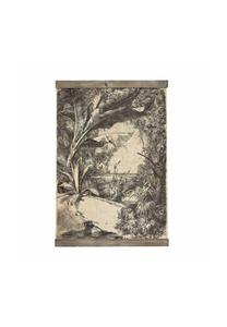 Мурал Бадон коричневый Loberon, коричневый