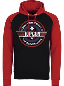 Толстовка черного цвета TOP GUN