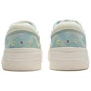 Li-Ning 001 BTC скейтборд обувь женская low top Ivory/Light Moss Green