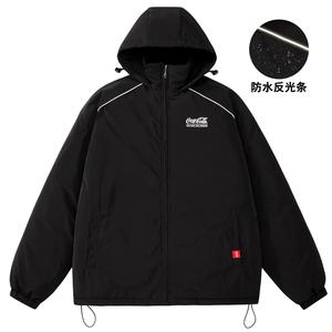 Пуховик Unisex Coca Cola, Светло-абрикосовый