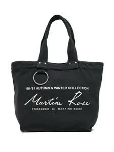 Сумка-тоут с логотипом Martine Rose, зеленый