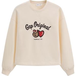 Свитшот женский GAP, айвори белый