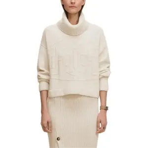 HERMES Cashmere Sweater Women's White