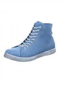 Andrea Conti Синие высокие кроссовки