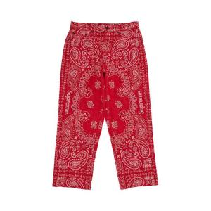 Джинсы Supreme Bandana Jacquard Baggy Jean, Red