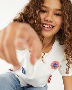 Футболка для девочки с короткими рукавами Kids El Corte Inglés, белый