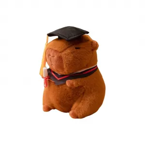 Плюшевая кукла Doctor Capybara высотой 23 см Velvet Mill, коричневый