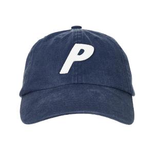 Футболка из постиранной саржи PALACE, синяя